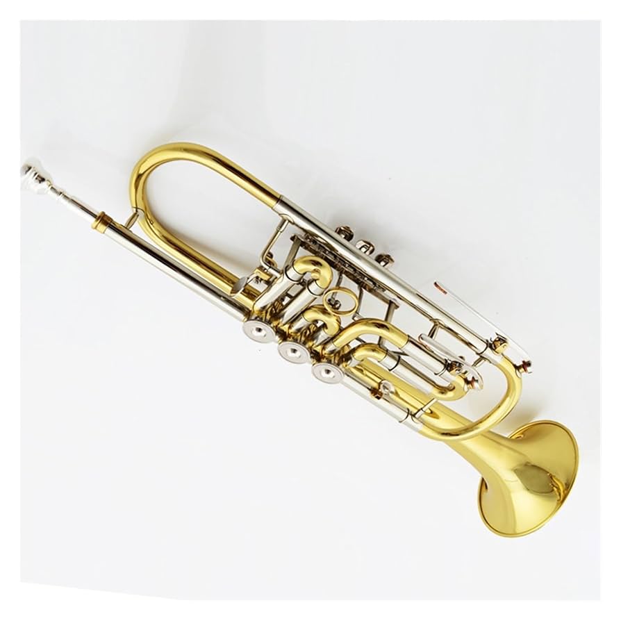 トランペット本体 ゴールド 真鍮製 トランペット 初心者入門セット Bb調 管楽器 真鍮製 金メッキ