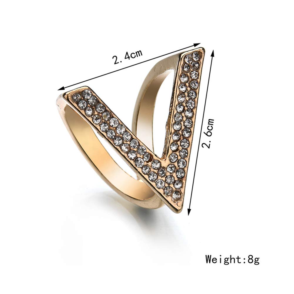 Clip Porta Sciarpa In Lega Dorata A 3 Anelli Con Strass: Fermaglio Elegante Per Sciarpe E Foulard