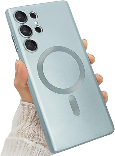 Miniatura 53 de Funda Magnética para Samsung Galaxy S25 Plus para Mujeres Hombres Niñas [Compatible con MagSafe] [Protector de Lente de Cámara] Mate Bonita Delgada