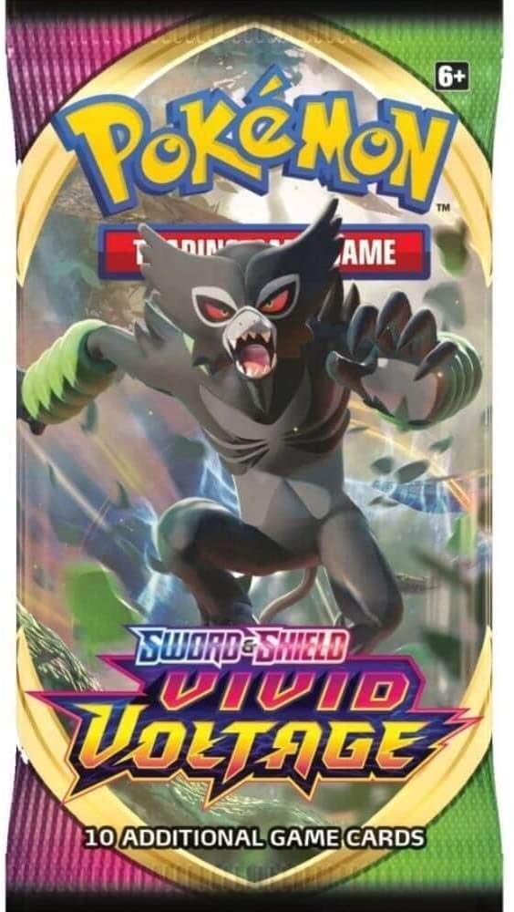Amazon.com: Pokemon Sword & Shield Vivid Voltage Booster Box - 36