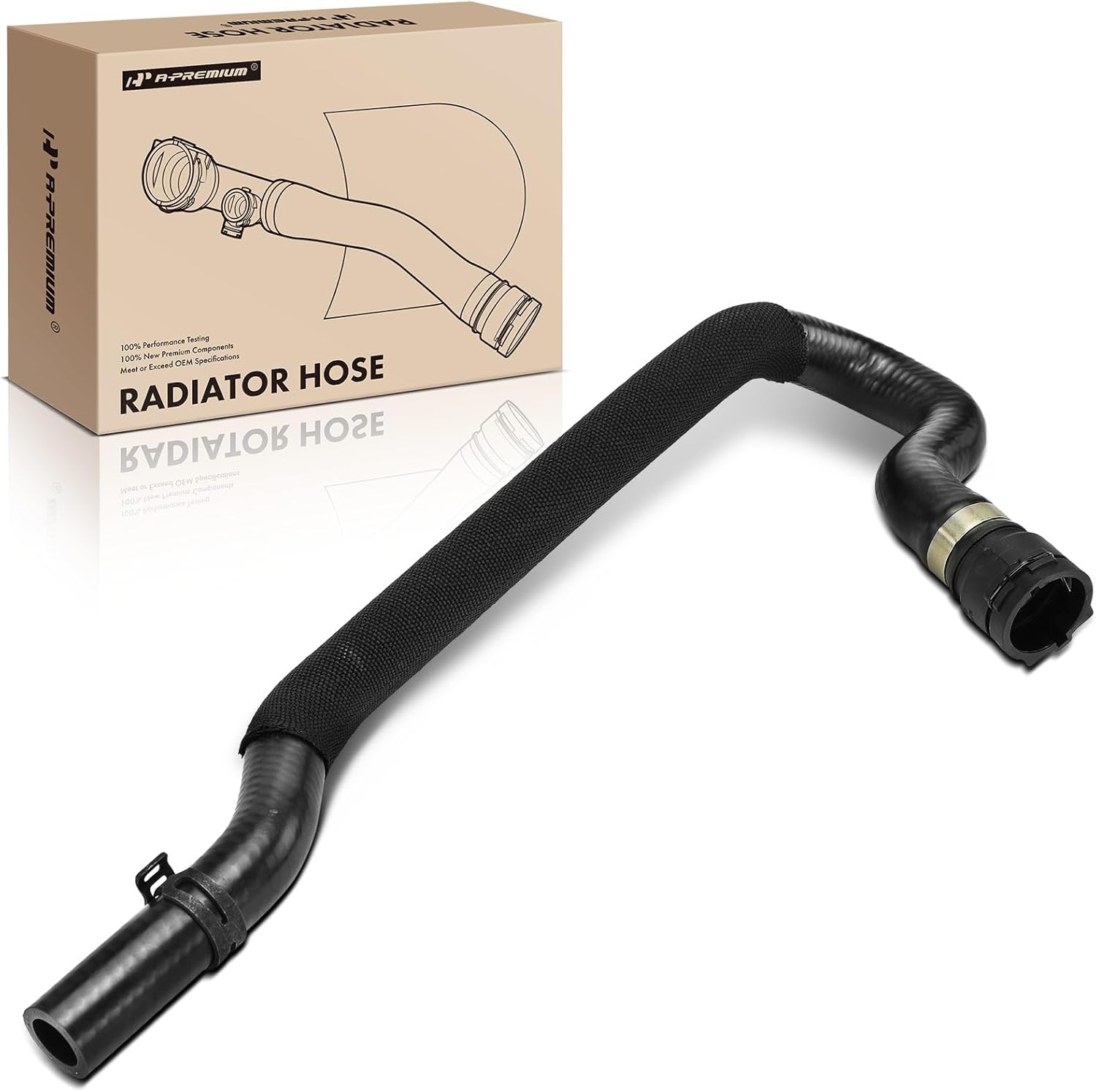 A-Premium Inlet Radiator Coolant Hose Compatible with BMW F10 Series 528i, 528i xDrive, 2012 2013 2014 2015 2016, 2.0L