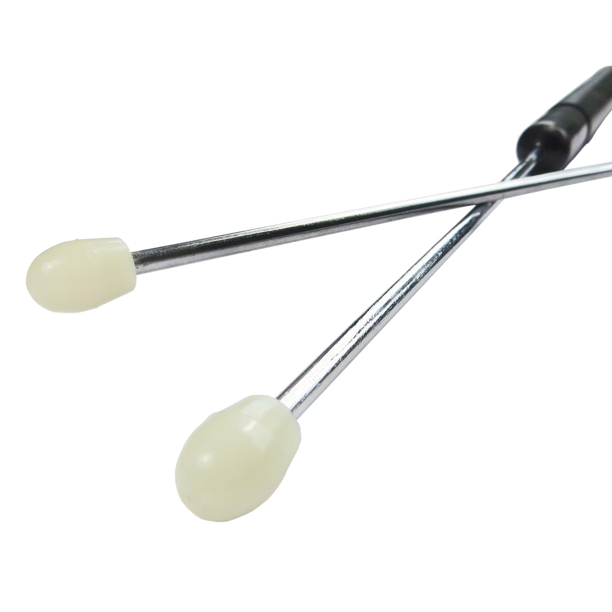 Keepdrum - Custodia per percussioni + Rods SV1 + scopa switchbrush SV506 + bacchette per batteria