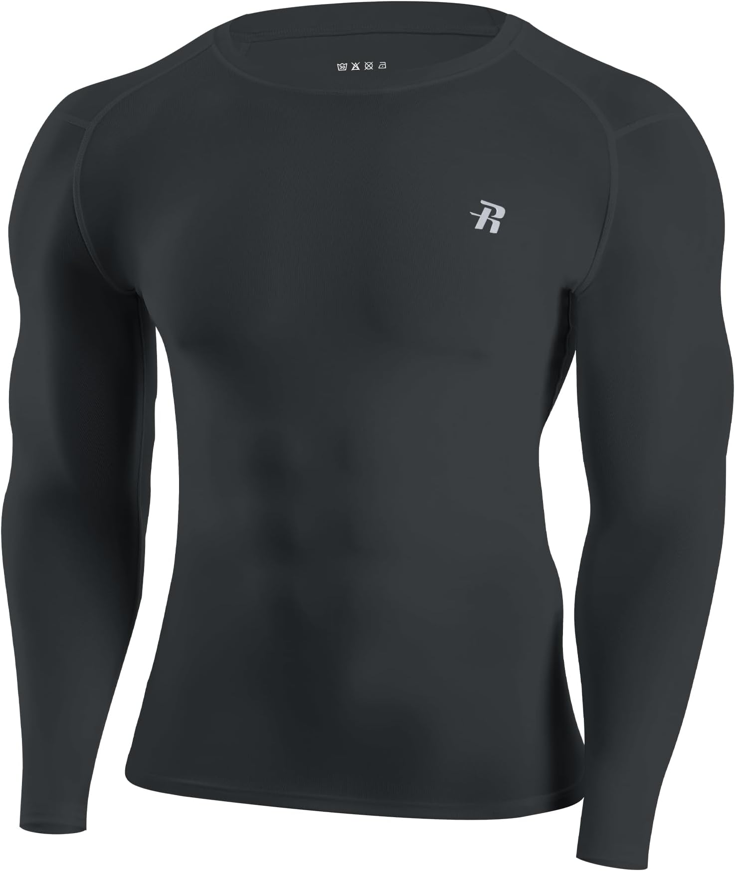 Long Sleeve Compression Shirts for Men, UPF 50+ Men's Compression Shirts, Running Athletic Workout Base Layer