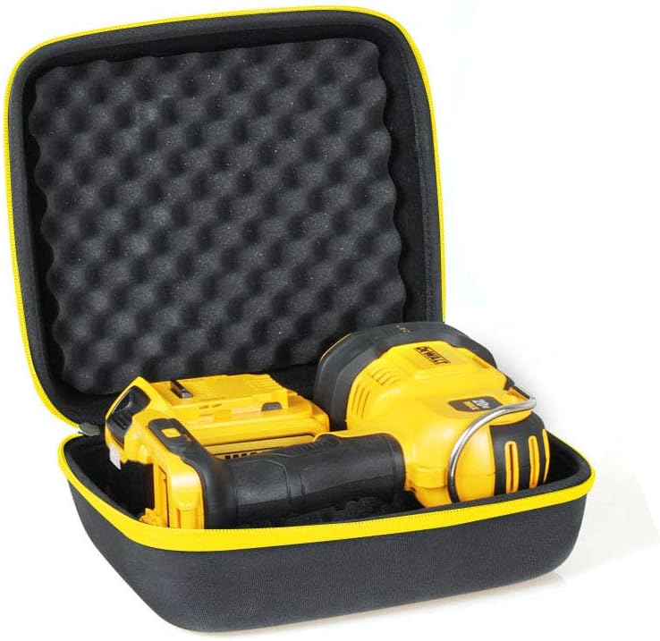 Hermitshell Hard Travel Case for DEWALT DCL043 20V MAX LED Work Light Handheld Spotlight (Black + Yellow zipper)