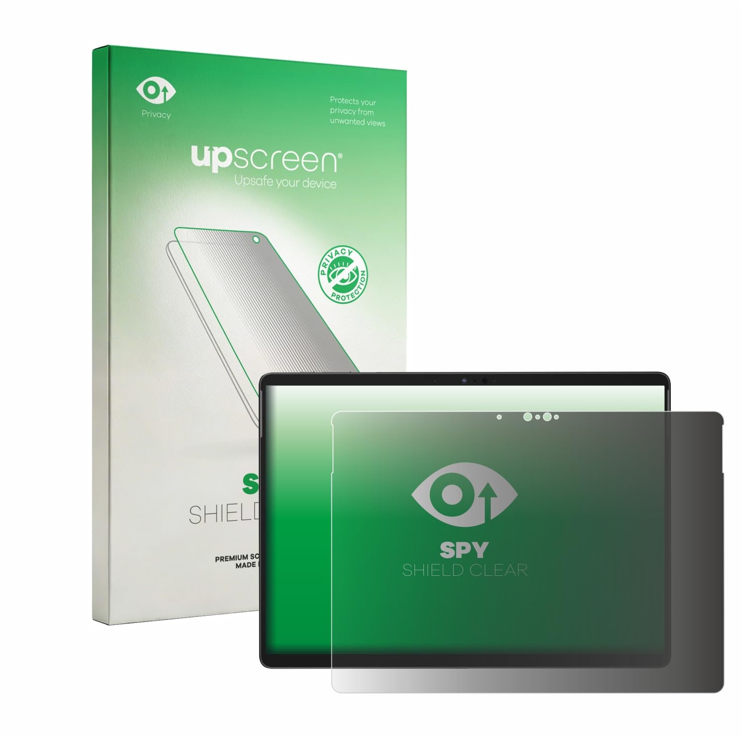 upscreen Pellicola Privacy per Chuwi Hi10 Max 2-in-1 | Anti-Spy Protezione Schermo Made in Germany, Anti-Spia Privacy Screen Protector Chiara