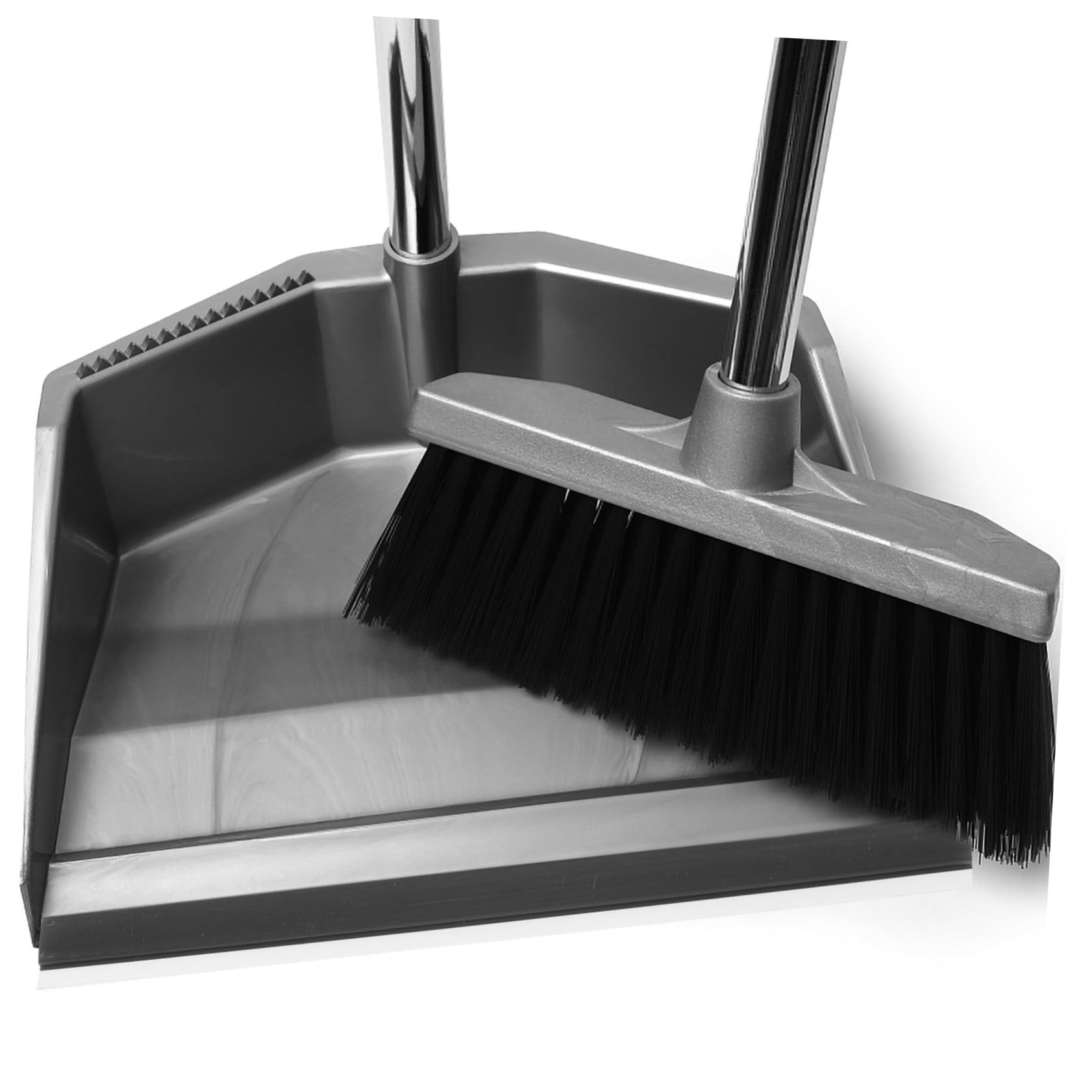iplusmile de Tiras de Goma Fácil Instalación y Resistente Deformación para Recogedor de Basura 4 Piezas Accesorio Adecuado para Reparación y Limpieza Negro