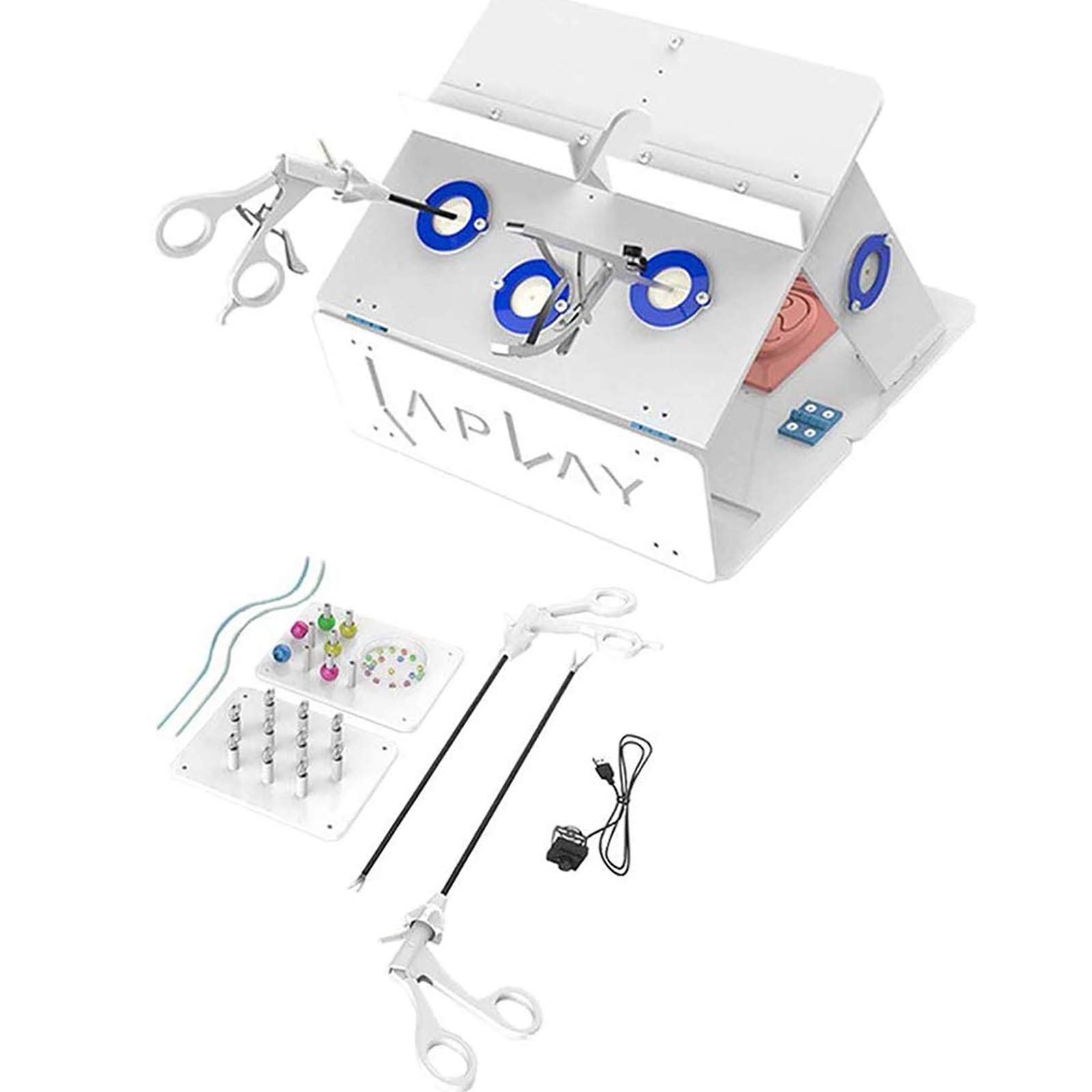 Buy Laparoscopic Training Simulator Box Surgical Trainer Box Kit with 5 ...