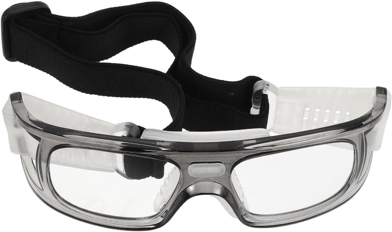 VANZACK Basketball Protective Eyewear with Anti-fog Technology and Impact Resistant PC Lens, Adjustable Headband Strap Sports Goggles for Professional Training and Outdoor Football