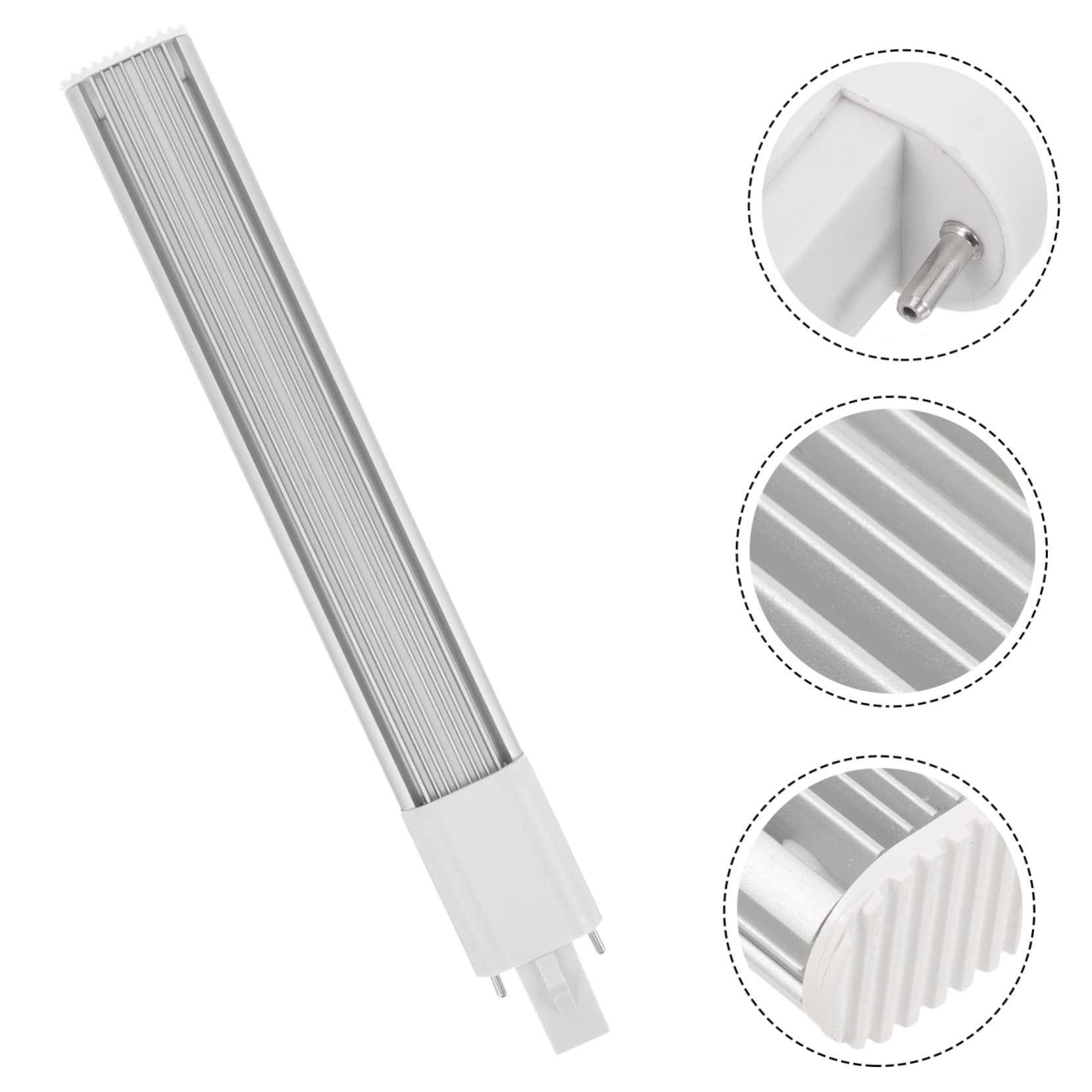 VILLCASE Lampadina a Tubo Piatto LED G23 8w 6000k Fredda Barra Luminosa per Casa Garage Cucina Corridoio, Sostituzione Lampadina Tubo a Bulbo 35 LED ad Alta Luminosità, Consumo Energetico
