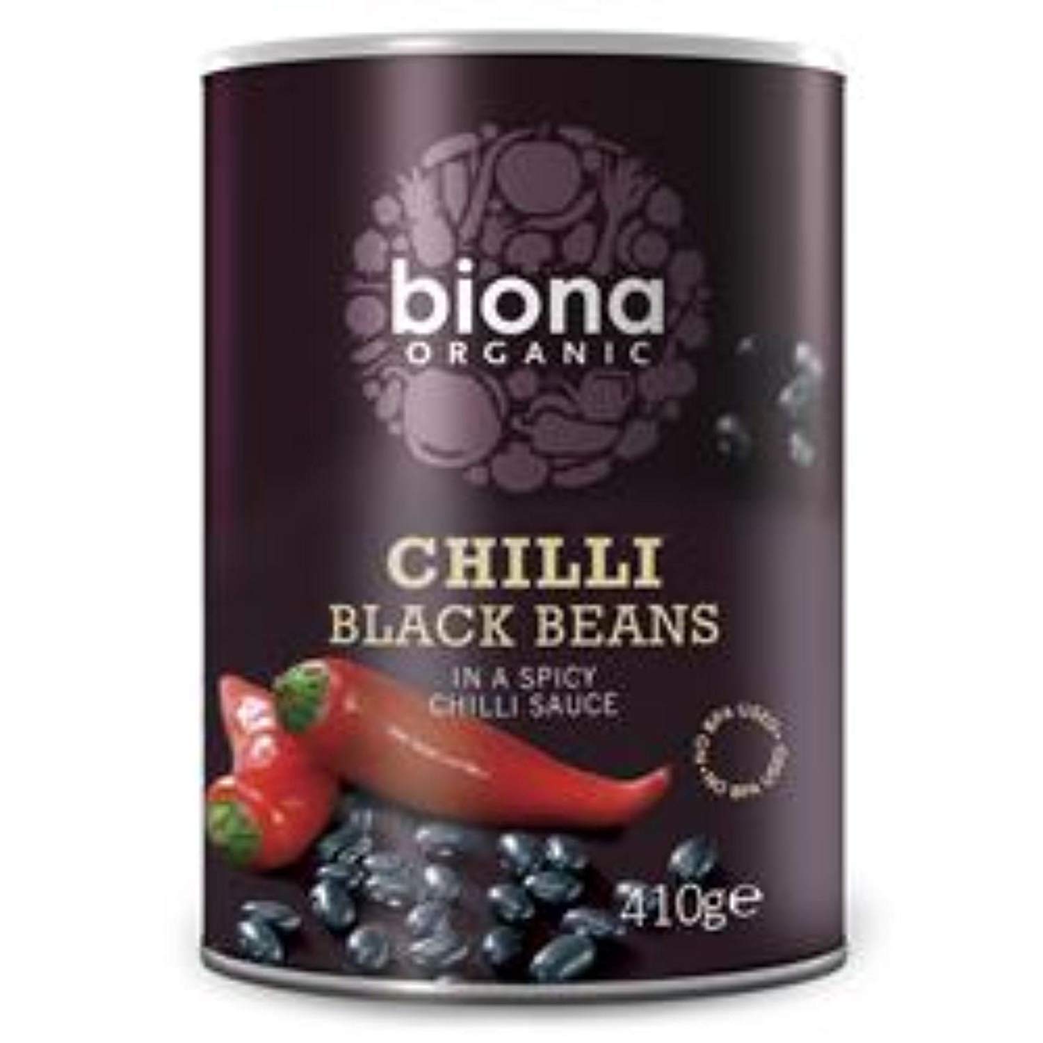 Biona Organic Chilli Black Beans, 410g