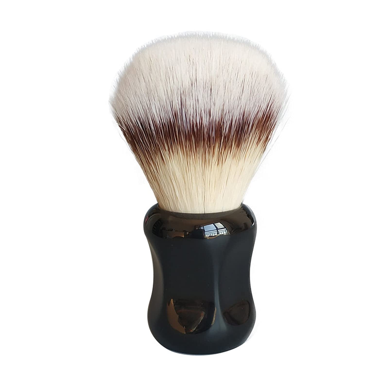 AnSafe Pennello da Barba Alta qualità Morbido Capelli di Rayon Manico in Resina Barba Sapone Pennello in Schiuma Fatto a Mano Rasatura Spazzola (Colore : B)