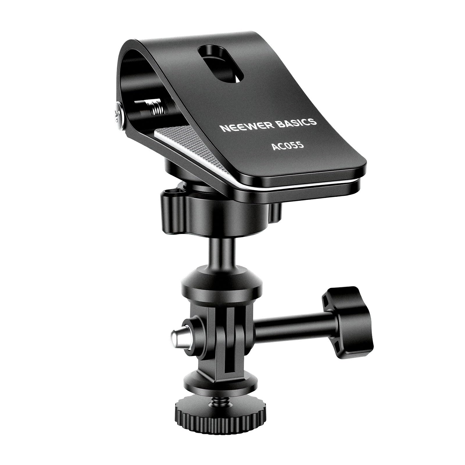 NEEWER BASICS Car Sun Visor Mount, 360° Ball Head Action Camera Holder Bracket Accessories Kit Compatible with GoPro DJI Insta 360 for POV Vlogging Video Recording, AC055