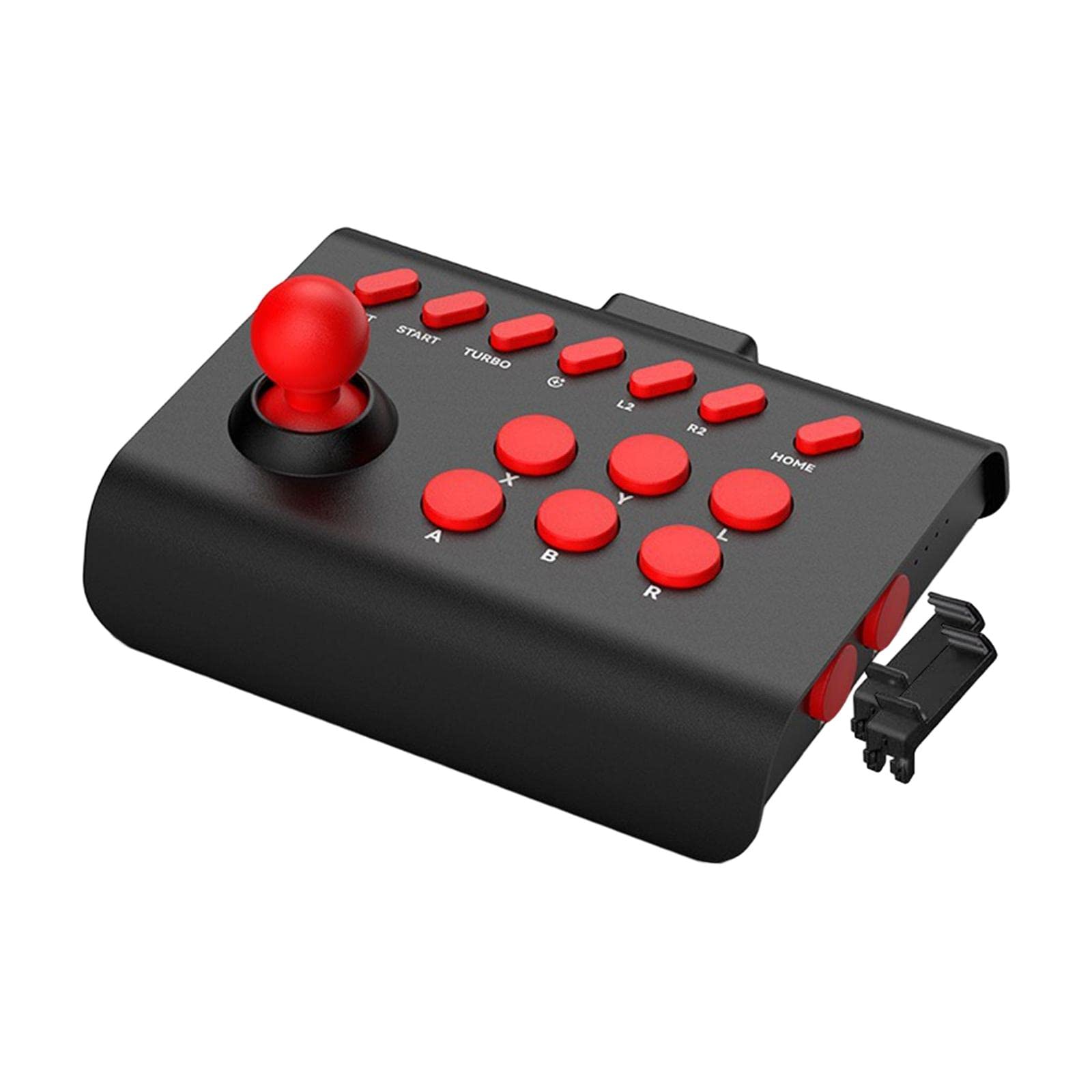 3 set di joystick da gioco arcade rocker 13 pulsanti per console di gioco smartphone computer nero rosso 14,5 x 7 x 11,5 cm