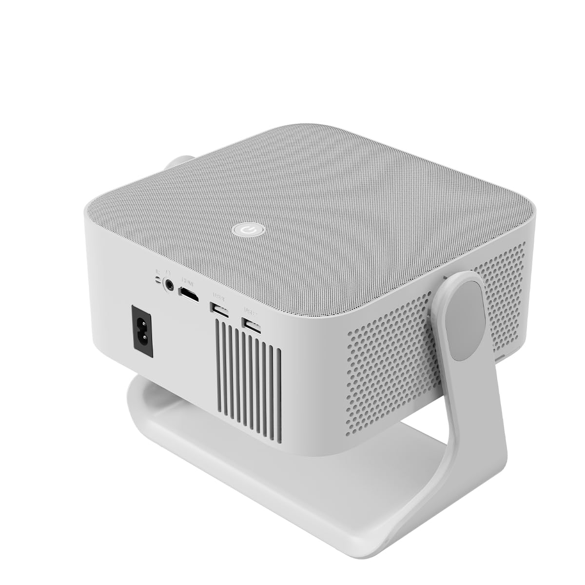 PRIXTON Proyector portátil con WiFi Renoir, 7.000 lúmenes, 280 ANSI lúmenes, Altavoces Integrados (2 x 5 W), Resolución Full HD 1080p LED, Mando a Distancia, 40” a 120”, Conexión HDMI/USB/AC IN