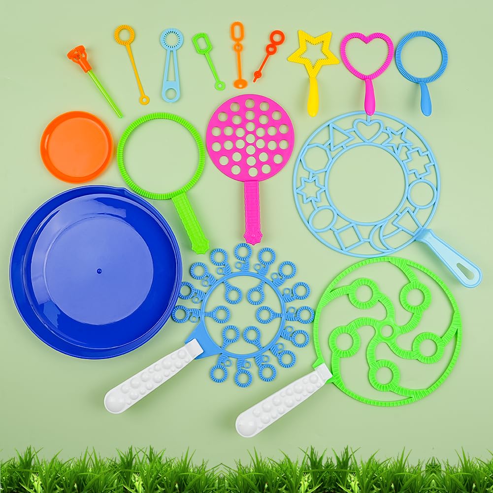 OSDUE 30PCS Kit de Soplado de Burbujas, Kit de Burbujas de Jabón, kit de Burbujas para Niños, Kit de Burbujas Creativo, Adecuado para Actividades al Aire Libre, Fiestas de Cumpleaños,Juegos Infantiles