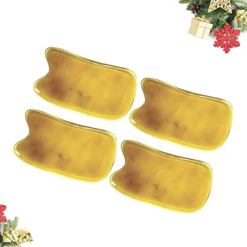 Miniatura 7 de ARTIBETTER 4pcs Gua Sha Scraping Herramienta de Masaje Buffalo Horn Gua Sha Junta Color Aleatorio