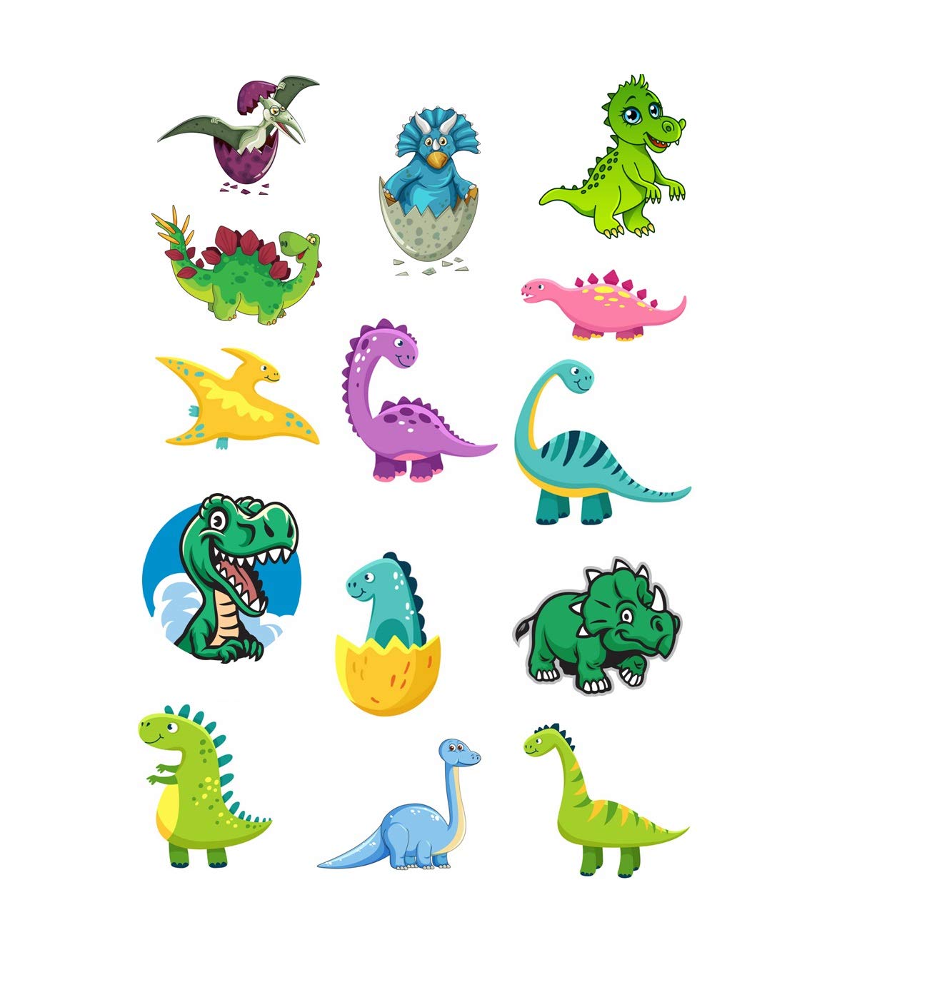 Dinosaur Collection (Dinosaur Iron on Transfer Sheet)