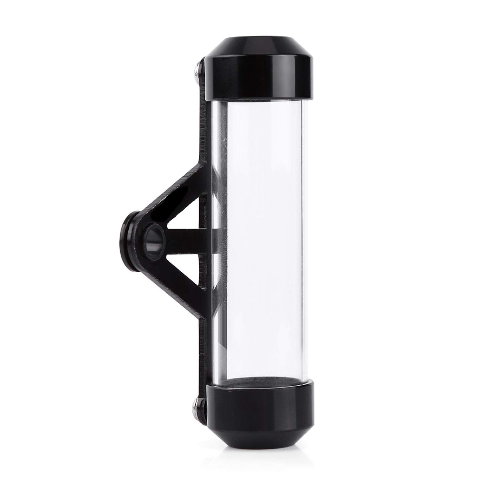 Qiilu Universal Motocicleta Moto Asegure el tubo de disco fiscal Cylindrical Holder Frame Impermeable(negro)
