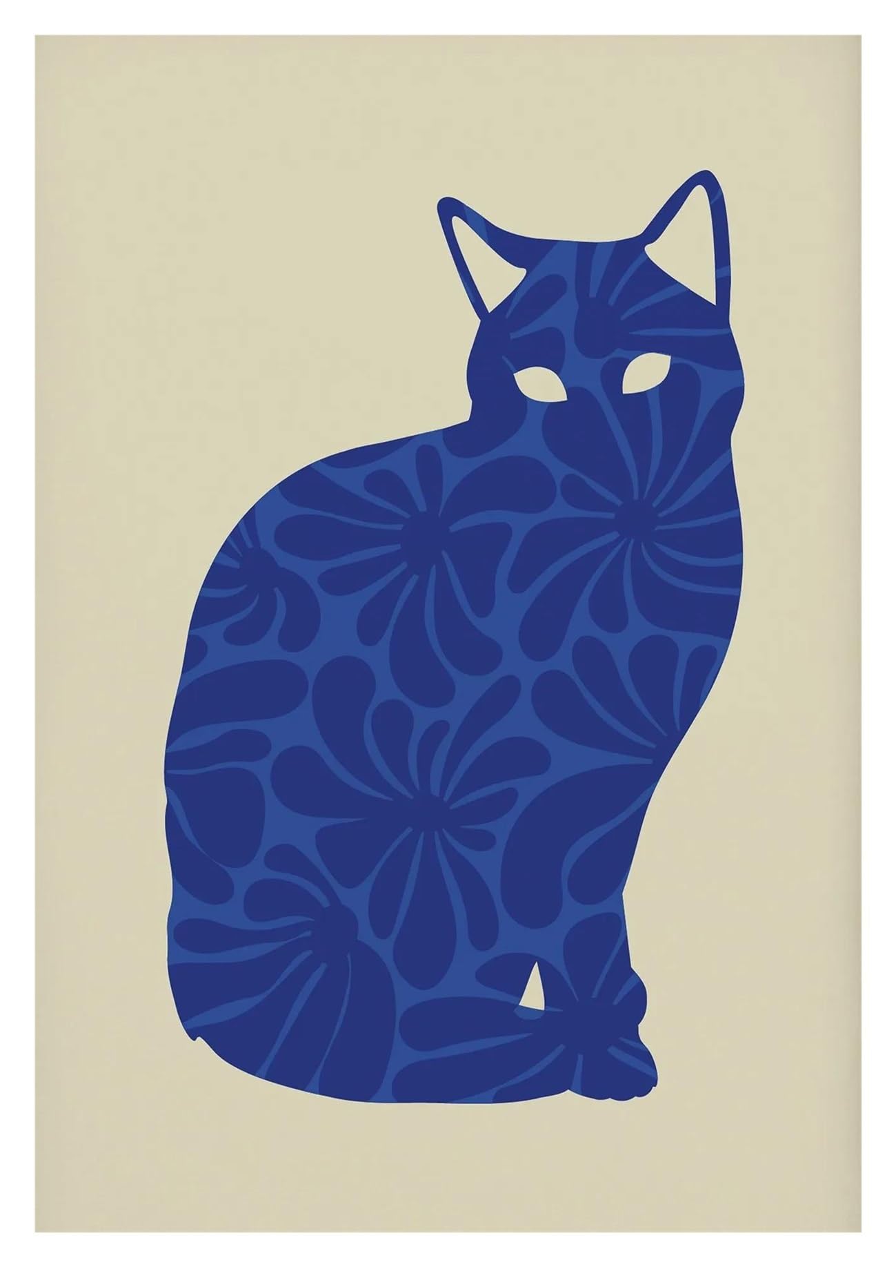 Xenite C Wall Art Anvas Prints Modern Ute Lazy Ats Poster Prints Funny At Enthusiasts Relaxing Minimalist Anvas Painting Girly Wall Picture Home Room Decor(,30X40cm)