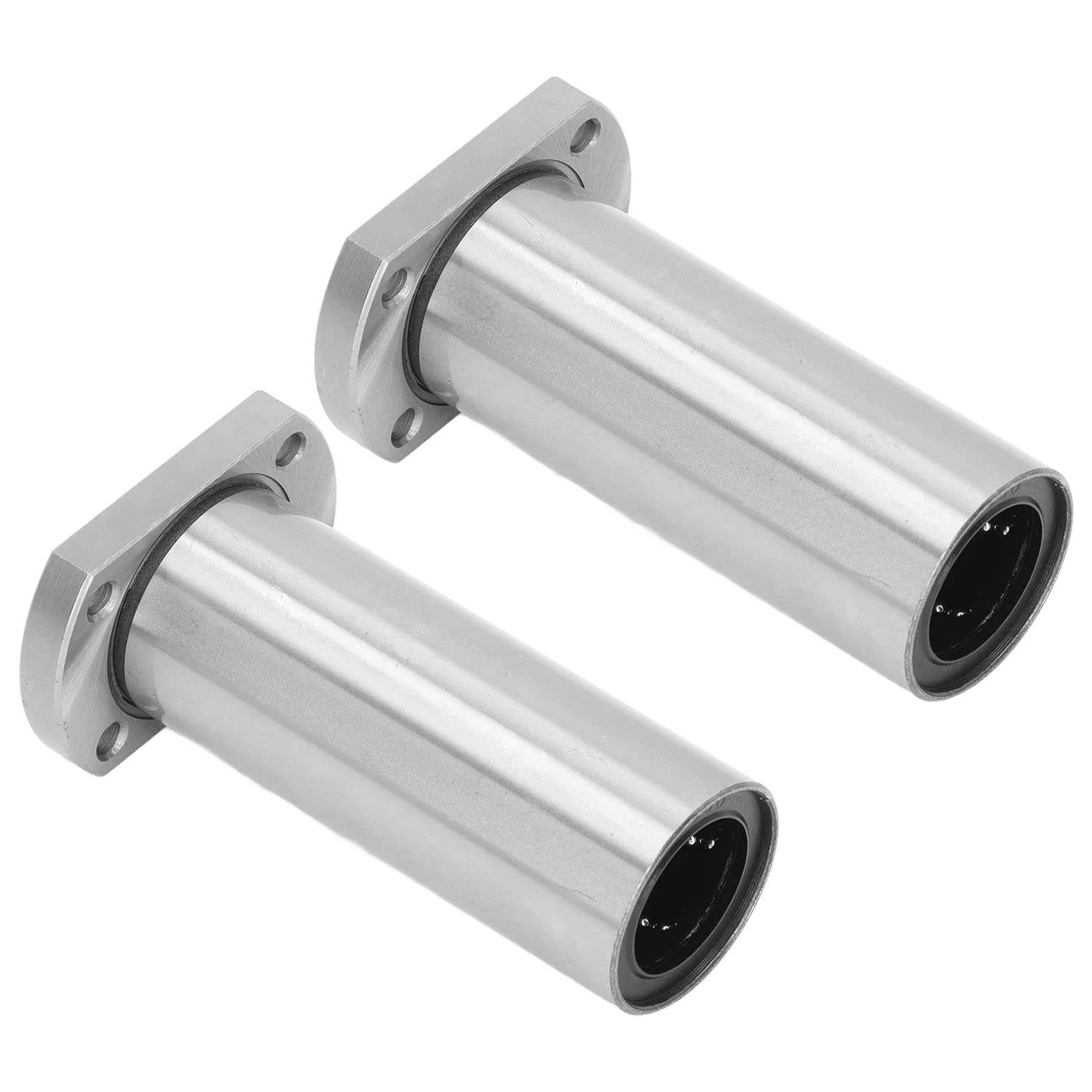Juego de accesorios de acero para movimiento CNC, rodamiento lineal de bolas con brida ovalada, LMH30LUU, 2 uds.