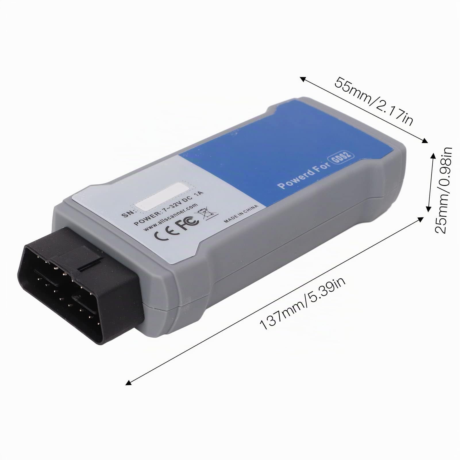 Aramox OBD2-Diagnosescanner, Vcx Nano USB-Version Tech2Win und Gds2-Diagnosetools Ersetzen Mdi-Diagnosetools