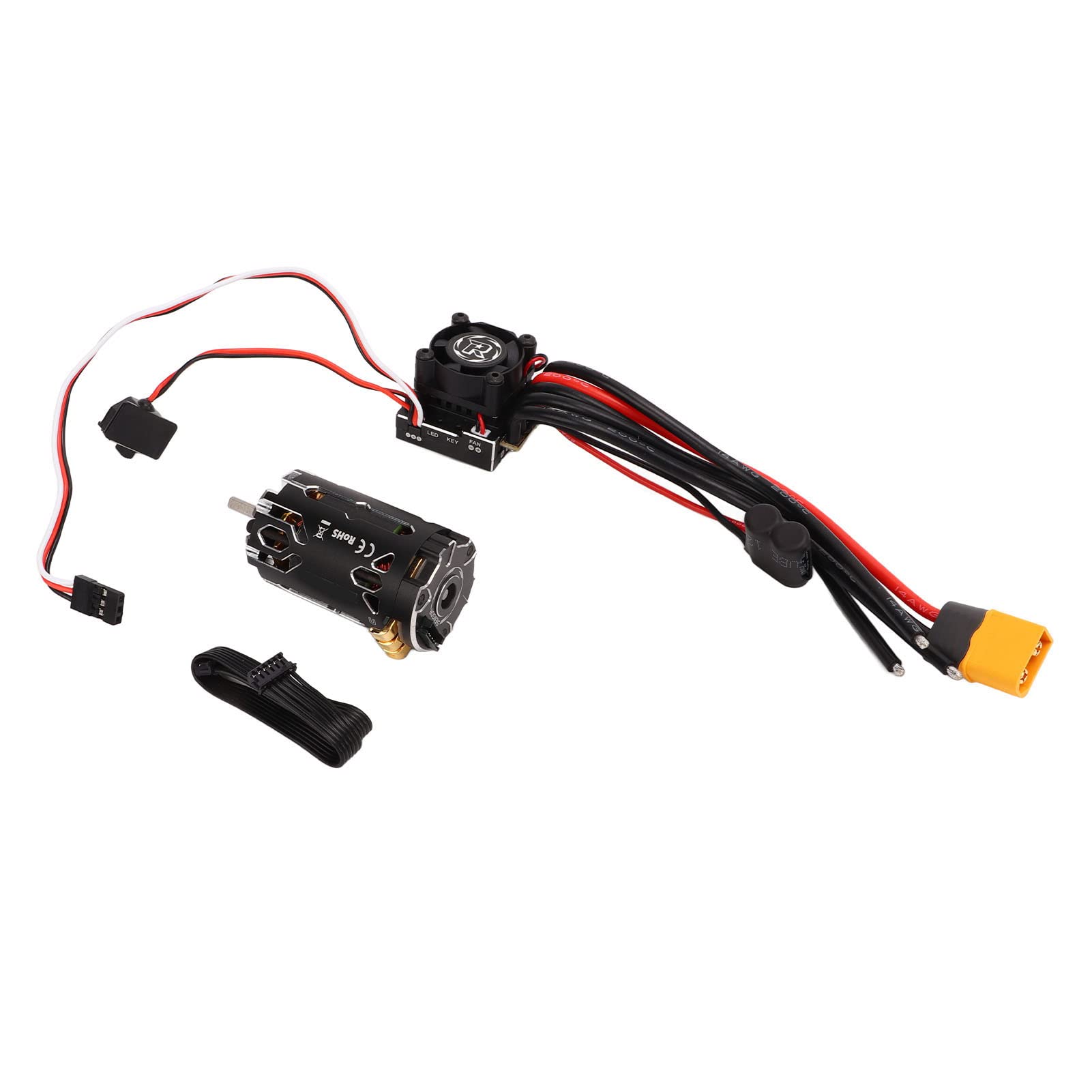 Bezszczotkowy Silnik z Czujnikiem 380 8,5 T z Zestawem TS80A ESC,