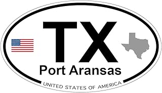 Port Aransas, Texas Oval Sticker