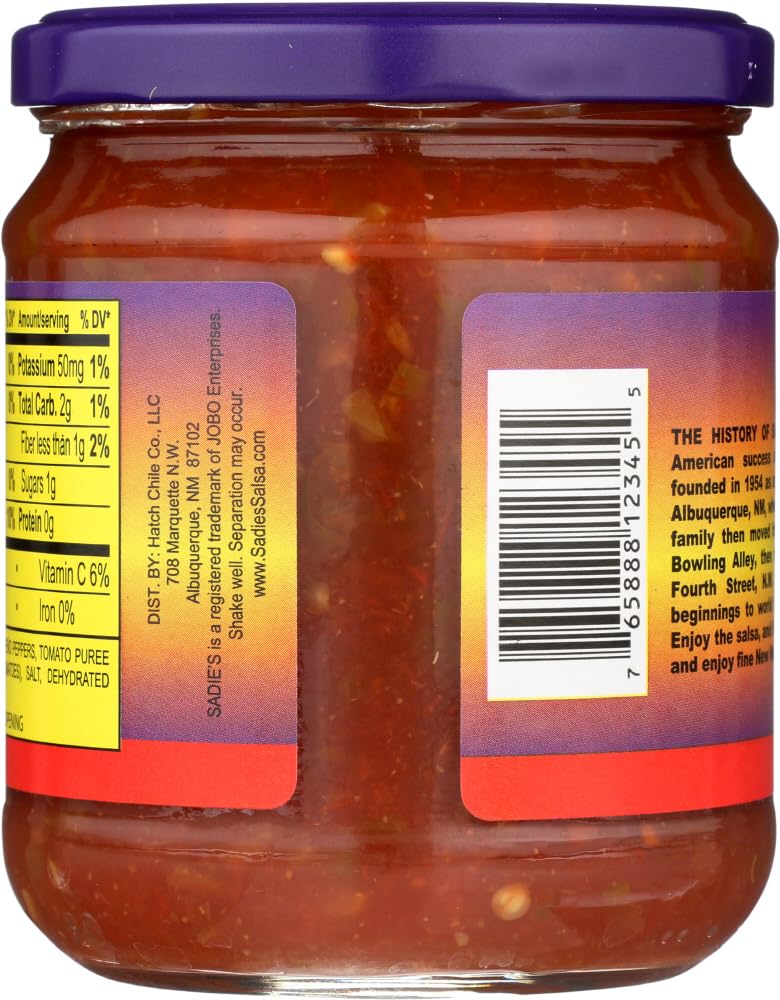 Amazon.com: Sadie's Hot Salsa 16 oz (Pack of 6)