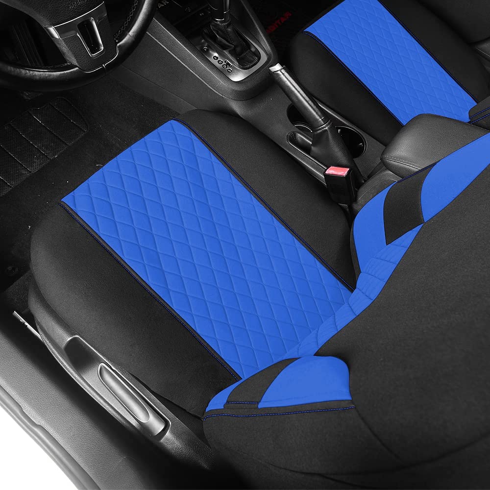 Horeset Blue Marble Car Seat Covers - Full Set 2-Pack For Front Bucket Seats, Washable - View #7