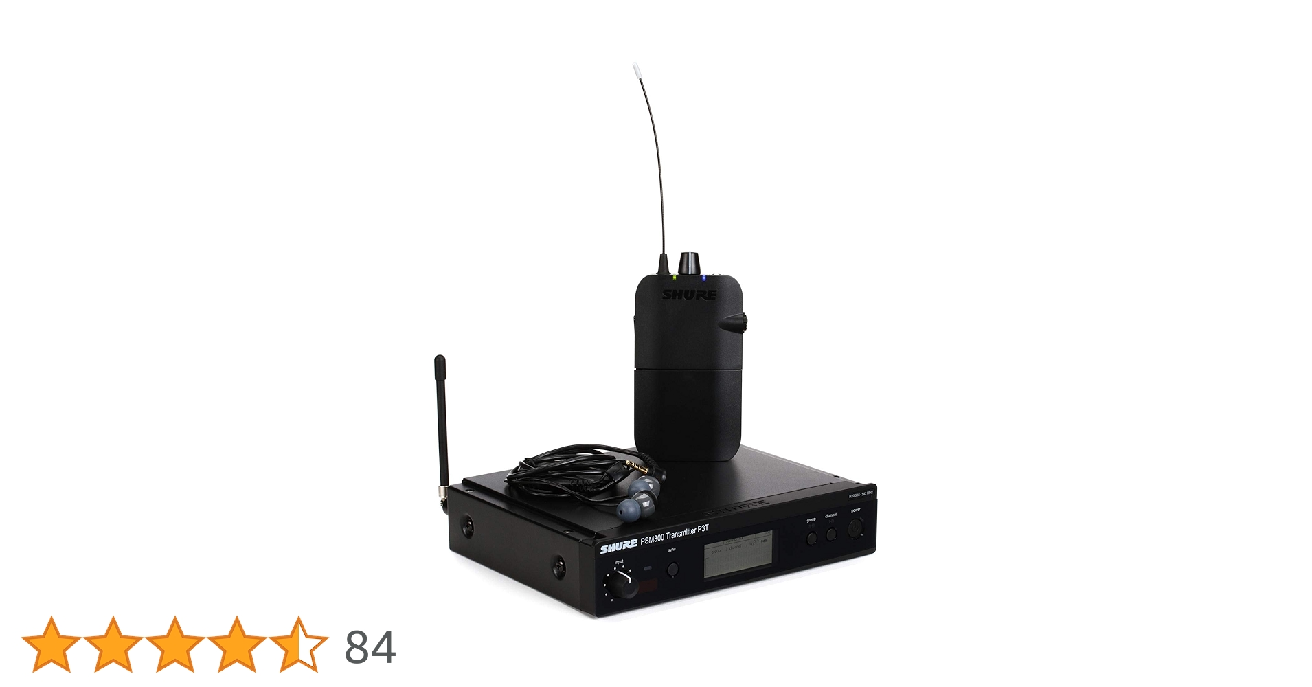 SHURE PSM300 Transmitter P3T 送信機のみ Shure PSM300 P3TR112TW Wireless In-Ear Personal Monitoring