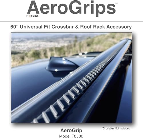 Miniatura 6 de Silbato para barra transversal | Añade funcionalidad premium | Accesorio universal para barra transversal y portaequipajes - NXTGEN AeroGrips (1