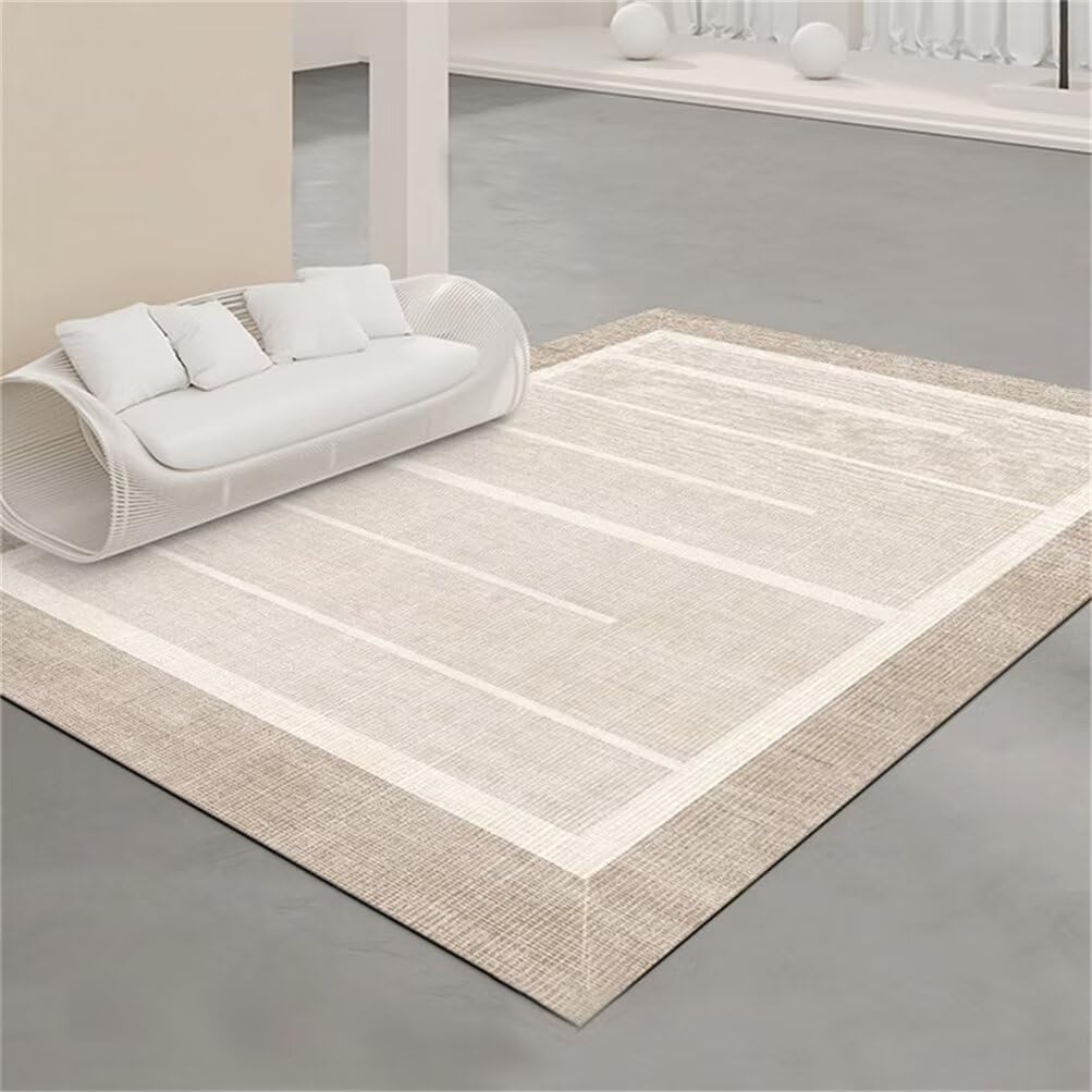 Tapis grande taille salon gris 100x200 cm idéal pour sublimer votre espace détente