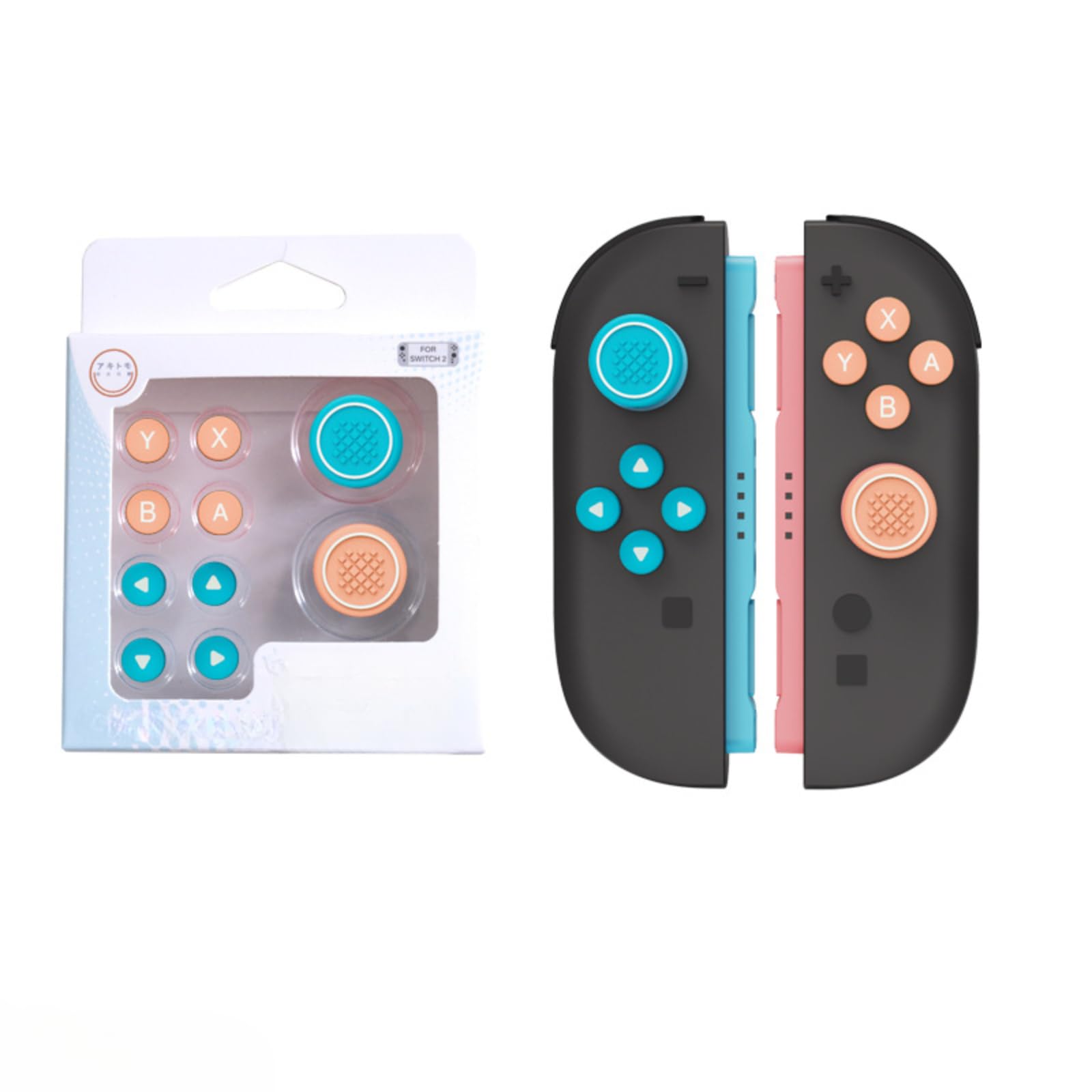 Joystick Caps for Switch2 Silicone Button Caps Silicone Colored Button Stickers