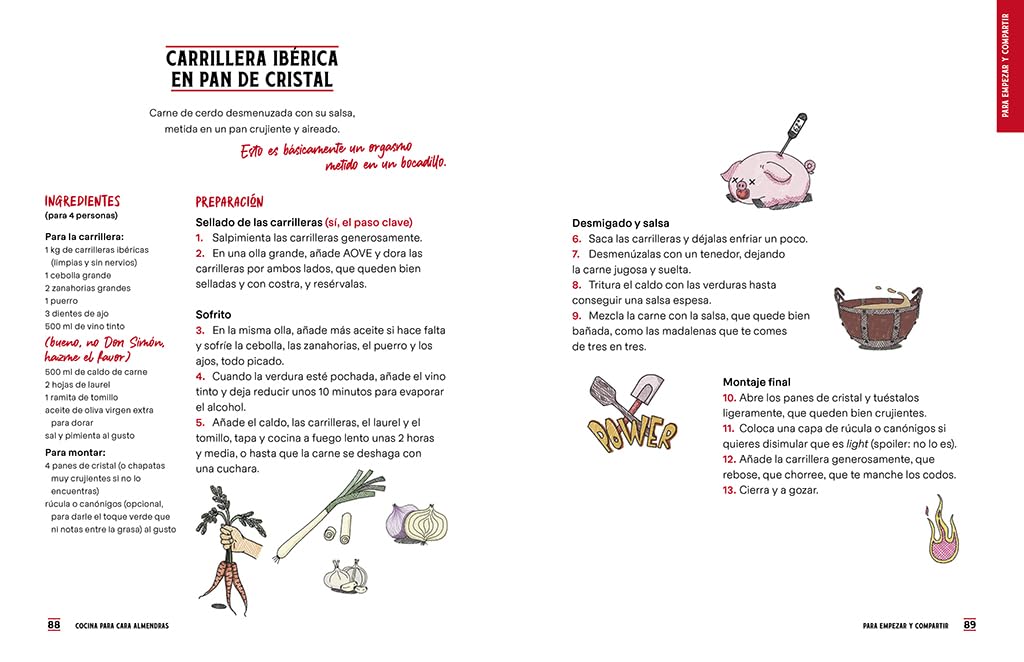 Cocina para cara almendras: Las mejores recetas de @BdeVikingo (No ficción)