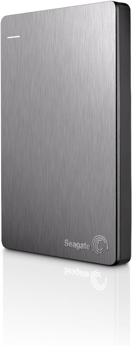【Amazon.co.jp限定】 Seagate HDD ポータブルハードディスク 1TB USB3.0 バックアップソフト付 Backup Plus Slim シルバー 1K9AA2