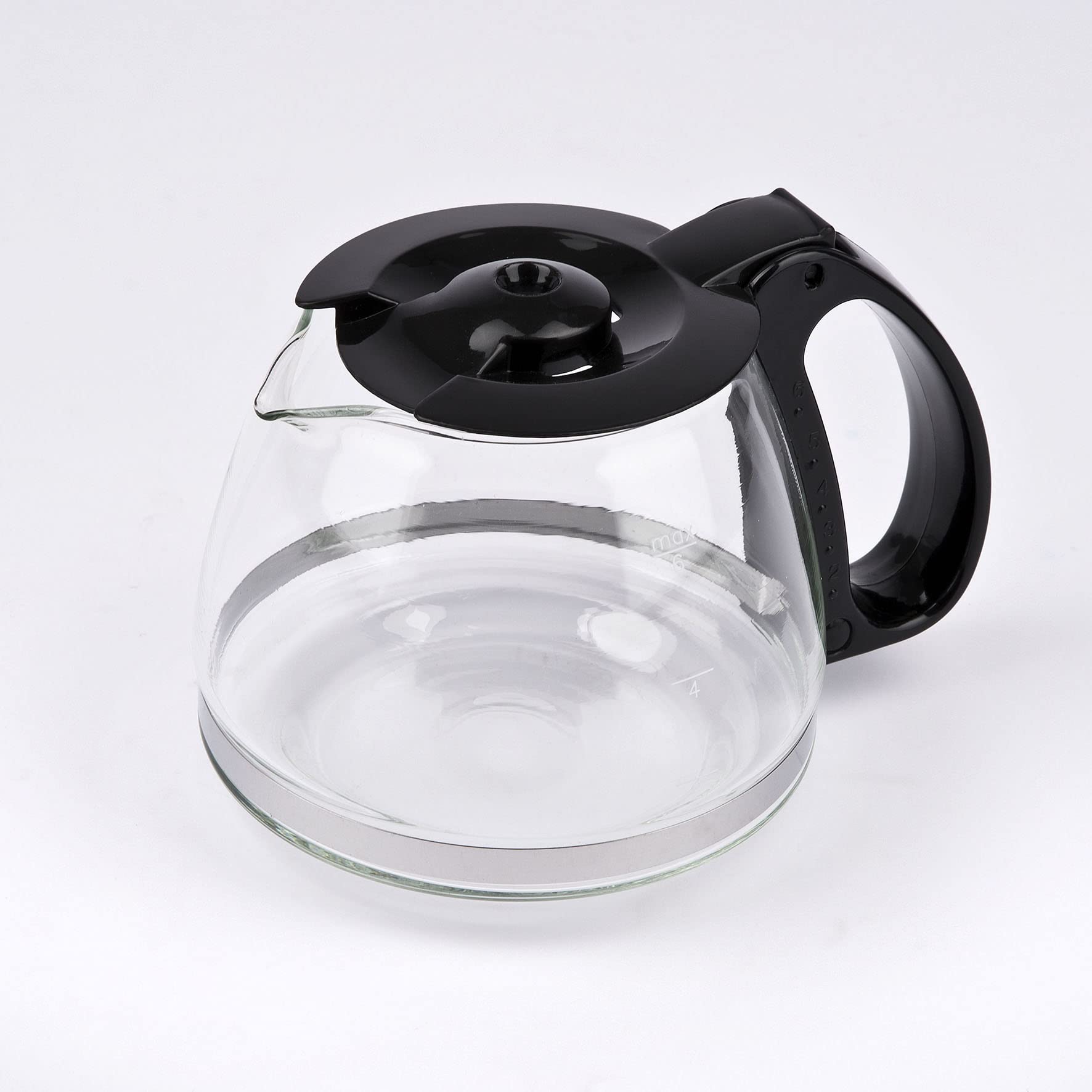Girmi MC25 Cafetera de Goteo, 6 tazas, Filtro reutilizable, Sistema Antigoteo, Capacidad 600cc, 550W, Negro