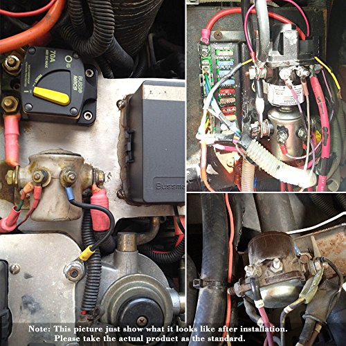 Anself 114208/114218 66-702 relé de solenóide de carrinho de golfe de dever contínuo 12V 150A