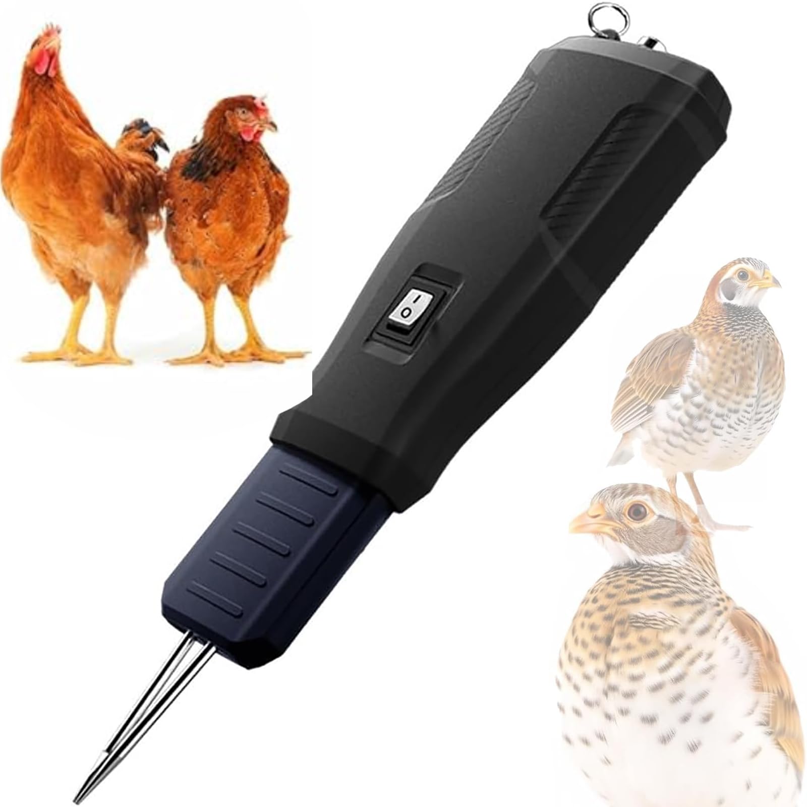 Strumento portatile ricaricabile per polli, 9000 giri/min, per anatra, tacchino, pollame, impermeabile e leggero, per una facile spennatura delle piume in fattoria o ristorante