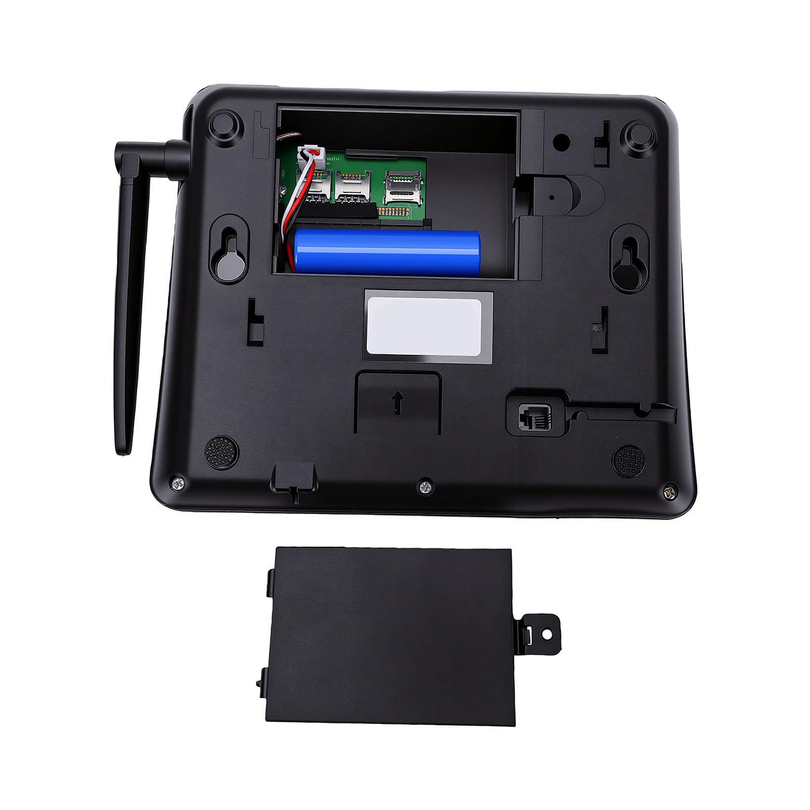 PUSOKEI Telefono Fisso Cordless GSM 4G con Scheda SIM, Telefono da Tavolo Classico GSM Wireless con Emergenza SOS, Facile da Usare per Lavoro o Famiglia