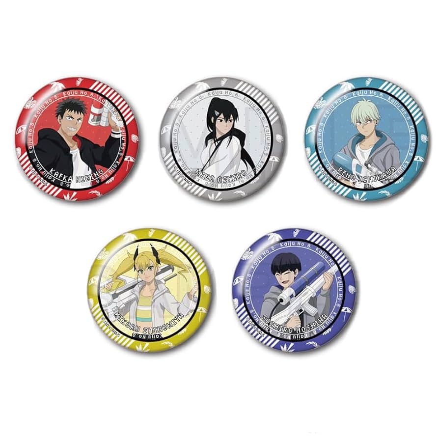 Amazon.co.jp: 怪獣8号 トレーディング缶バッジ ウォーターガン