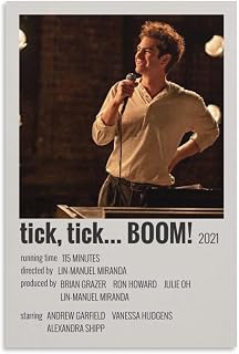 Tick, Tick…Boom! Classic Art Movie Poster (12) Picture Print Canvas Poster Wall Paint Art Posters Decor Modern Home Artworks Gift Idea 08x12inch(20x30cm)