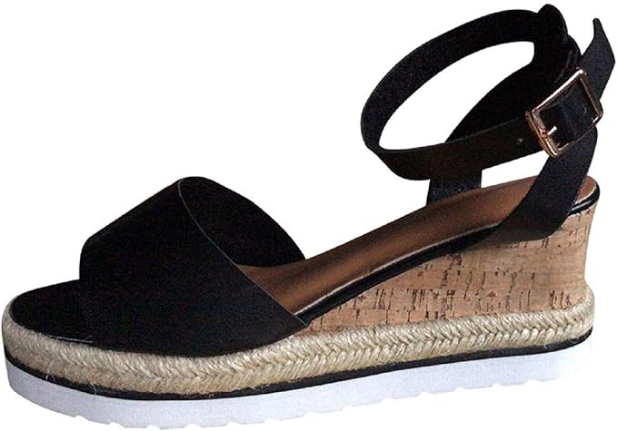 Amazon.com: Summer Wedges Sandals Women Platform Peep Toe Wedge High Heel Casual Shoes Ladies 