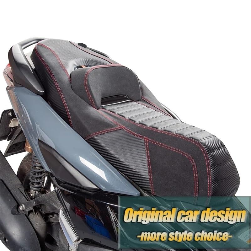 Housse de siège de passager avant arrière moto rouge confort NMAX155