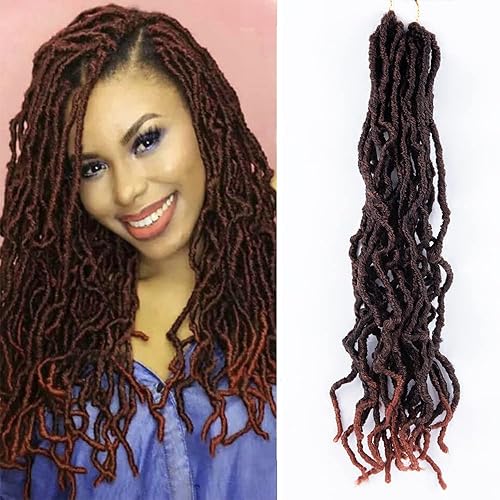 Vista 32 de Umylar Rastas de pelo sintético de ganchillo de 18 pulgadas, 7 paquetes de 7 paquetes de extensiones de cabello sintético de ganchillo para mujeres