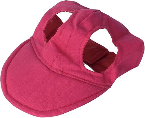 Sombrero para mascotas Sombrero de visera de protección solar para perro con correa ajustable sombrero deportivo para perros pequeños,