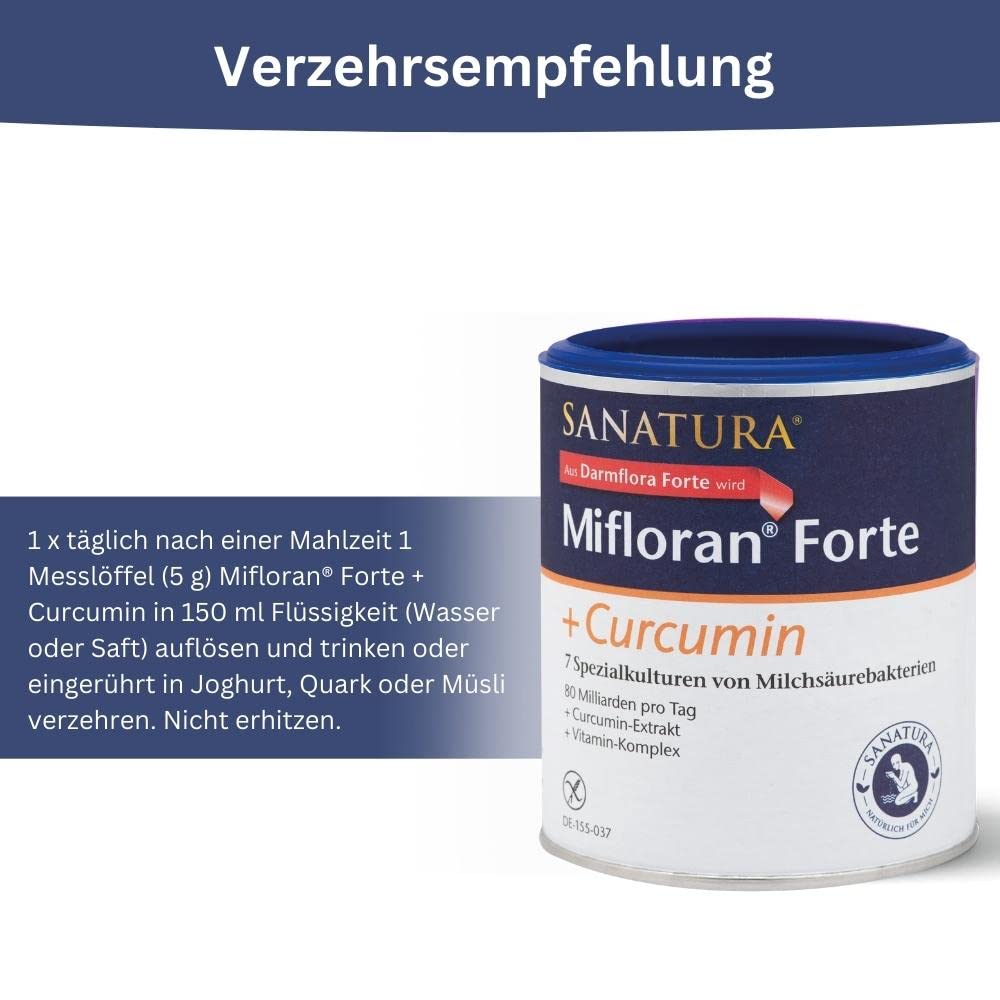 Sanatura Mifloran Forte + Curcumin 125g