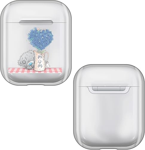 Miniatura 6 de Head Case Designs Funda de cristal duro transparente con licencia oficial de Me to You Love Rose All About Love compatible con Apple AirPods 1 1
