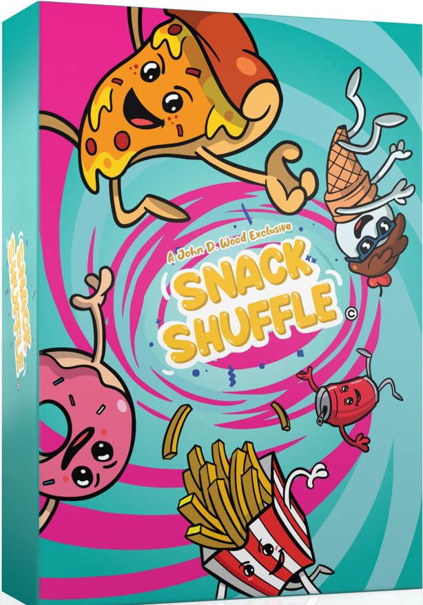 Proud Dad LLC Snack Shuffle - A Fun Quick and Easy Family Fun Style Card Game for All Ages! Made for Family Nights in Mind.
