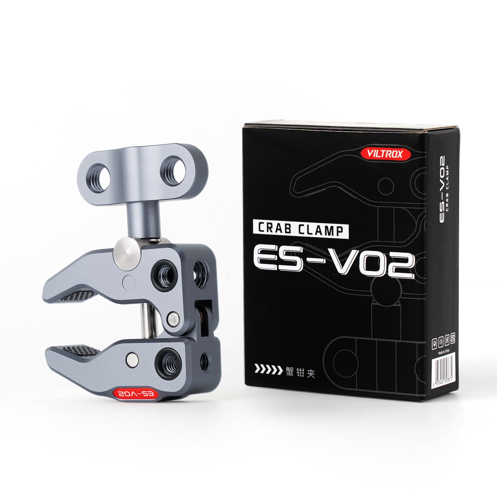 Amazon | VILTROX 多機能スーパークランプ 蟹バサミクランプES-V02