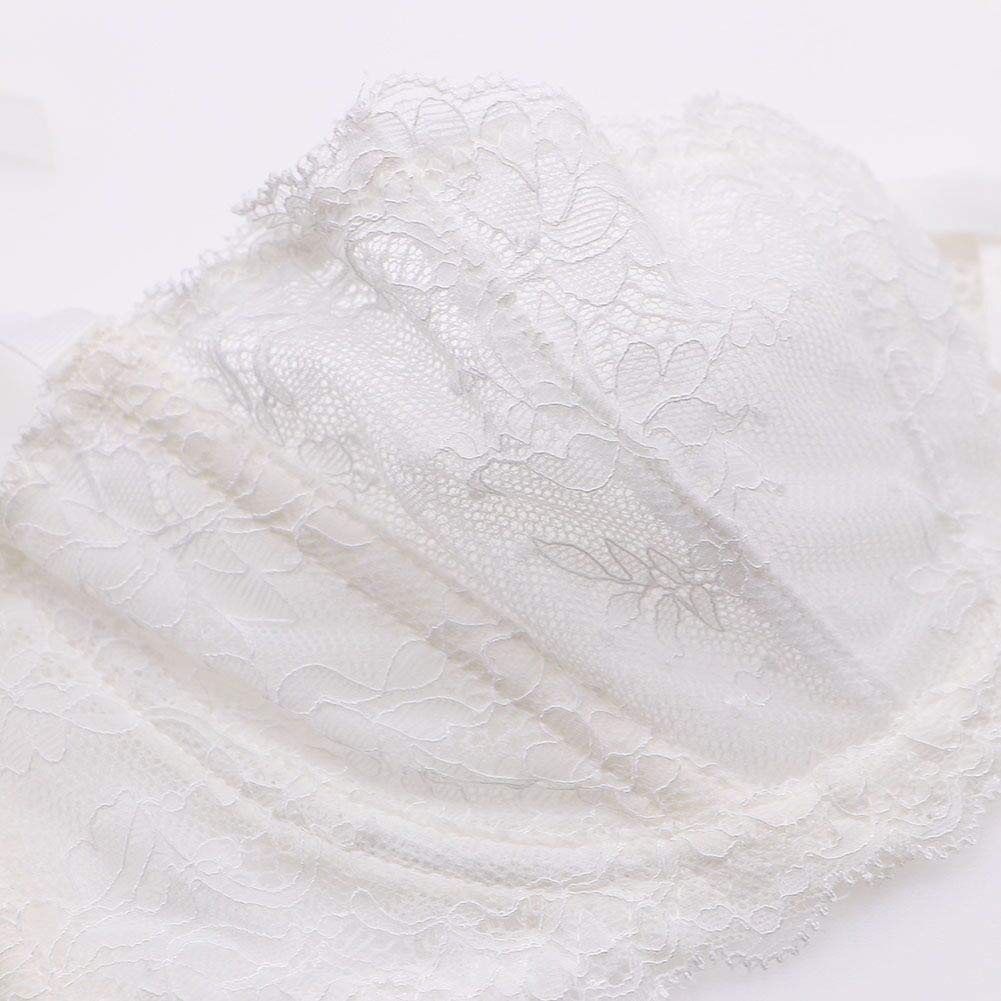 Set di Lingerie Sexy da Donna Set di Reggiseni di Pizzo per Donna, Reggiseno di Bralette con Cinturino in Pizzo e Set di Biancheria Intima Push-up